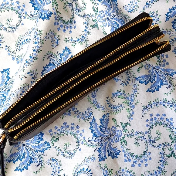 NWOT Coach signature coated canvas double corner zip wallet, unused - Picture 4 of 11